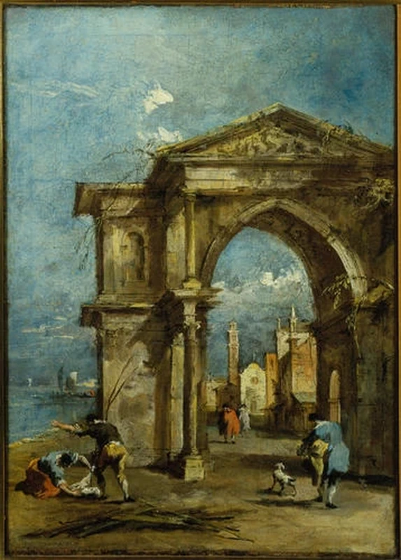 Capriccio con arco triofale - Accademia Carrara, Bergamo